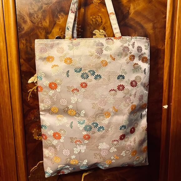 Vintage Floral Top Handle Bag - Picture 1 of 5